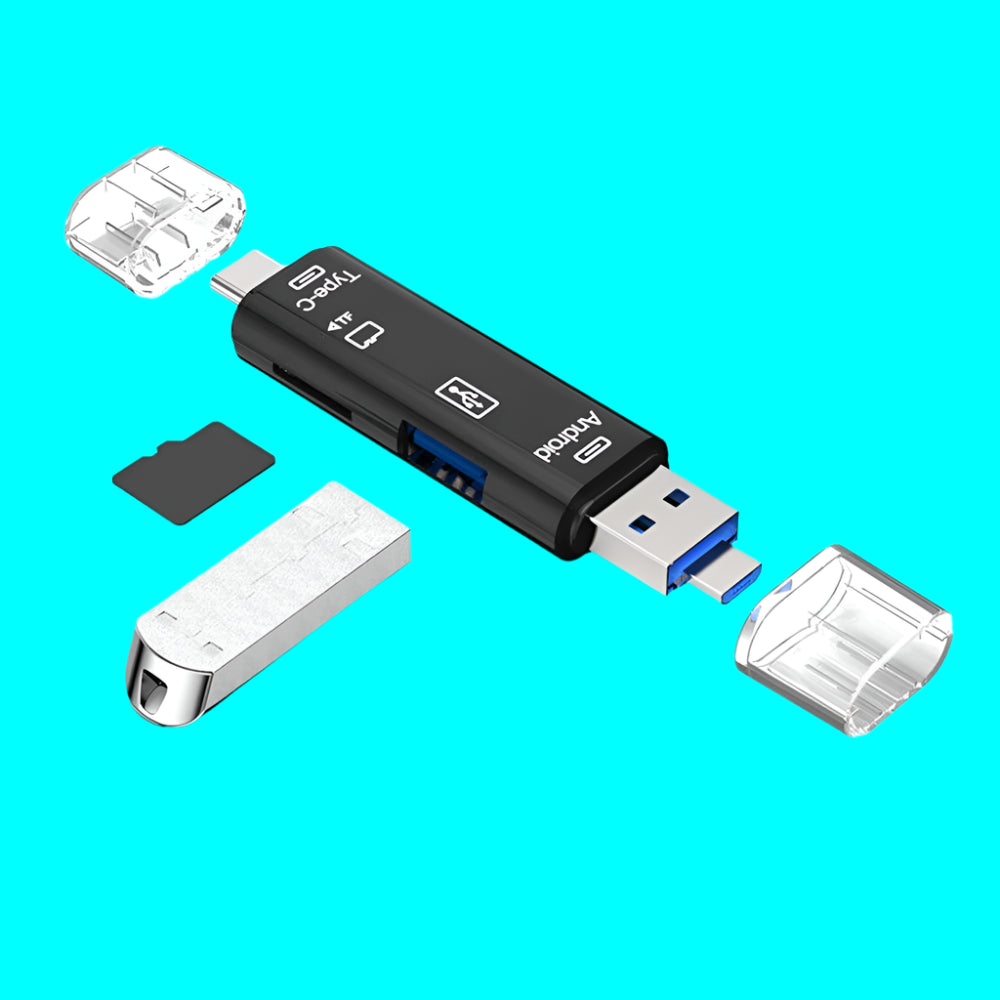 5 in 1 USB3.0 OTG Adapter Card Reader - PIXONIXSTORE