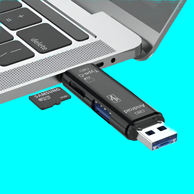 5 in 1 USB3.0 OTG Adapter Card Reader - PIXONIXSTORE