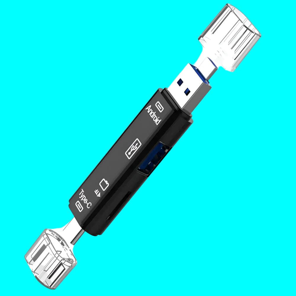 5 in 1 USB3.0 OTG Adapter Card Reader - PIXONIXSTORE