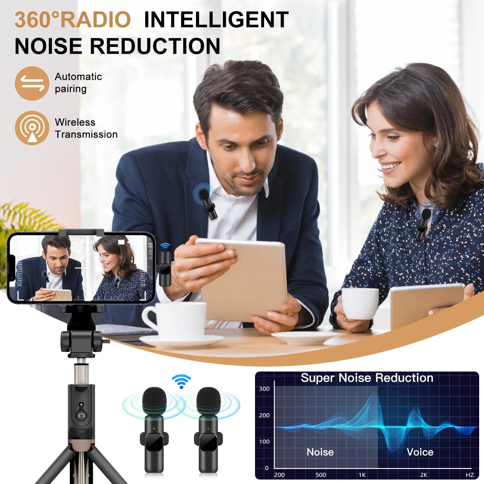 Wireless Lavalier Microphone - PIXONIXSTORE