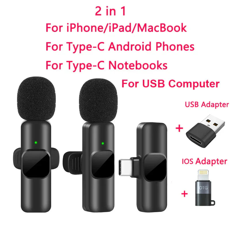 Wireless Lavalier Microphone - PIXONIXSTORE