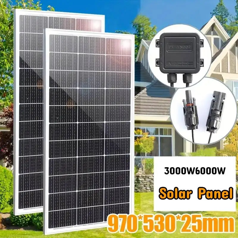 Solar Panel Kit Off-Grid High Efficiency Mono PV Module - PIXONIXSTORE