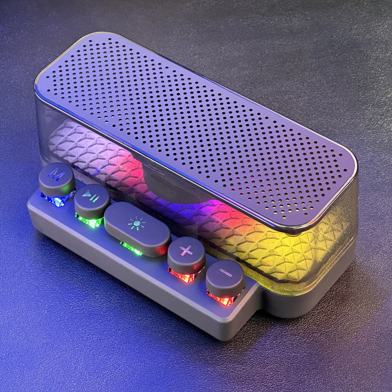 🔍 TG173 Colorful Bluetooth Speaker Keyboard Luminous