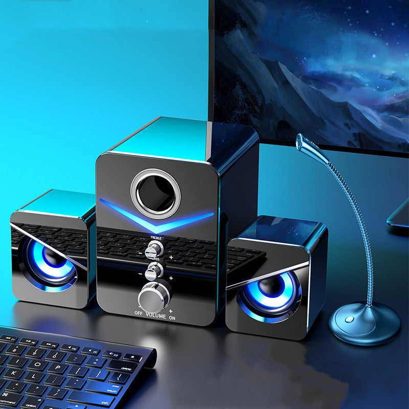 2.1 multimedia desktop speaker system