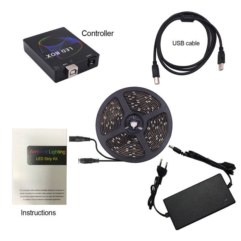 LCD Screen Overflow Color Sync Light Belt