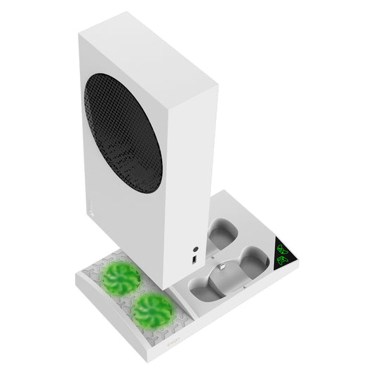 Xbox Series S Cooling Fan Base with Dual Gamepad Charger